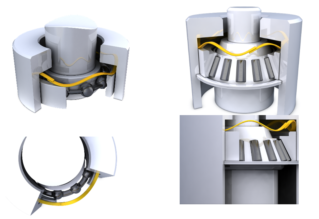 spring preloading a bearing