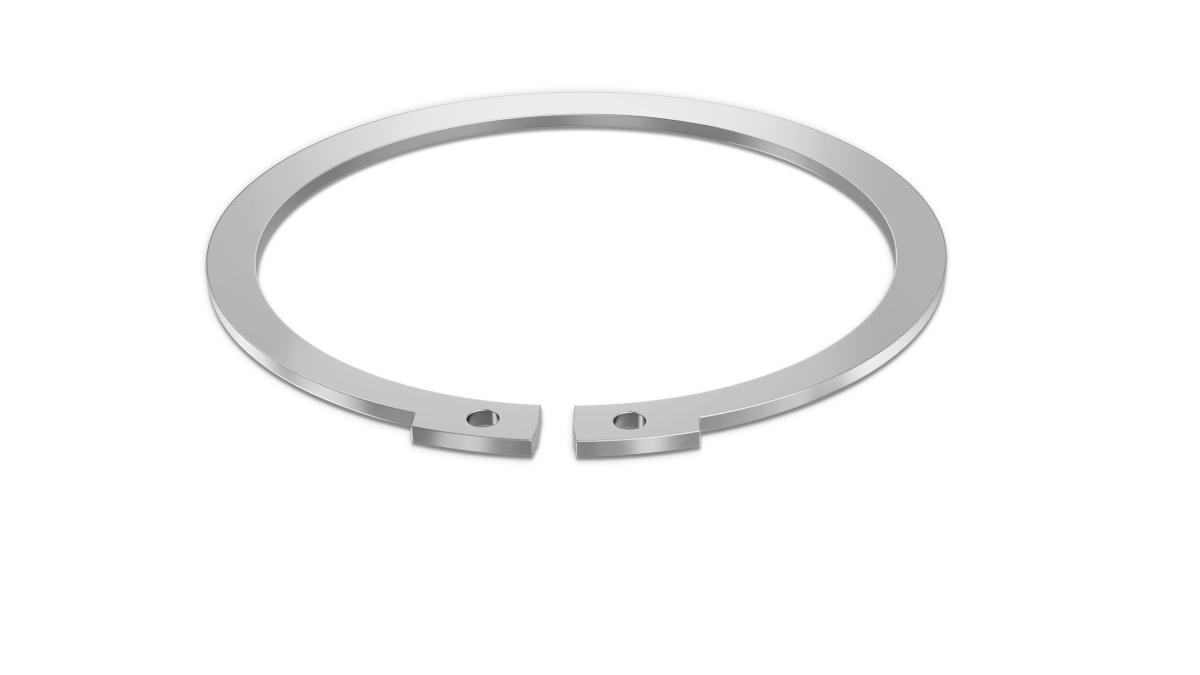 tapered section retaining ring