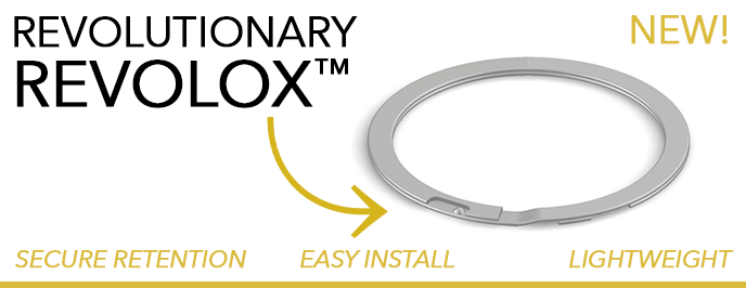 Revolutionary Revolox(R) Self-Locking Retaining Ring